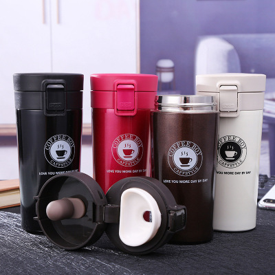 New Coffee Cup Stainless Steel Vacuum Cup Outdoor Car Water Cup Office Cup Cup