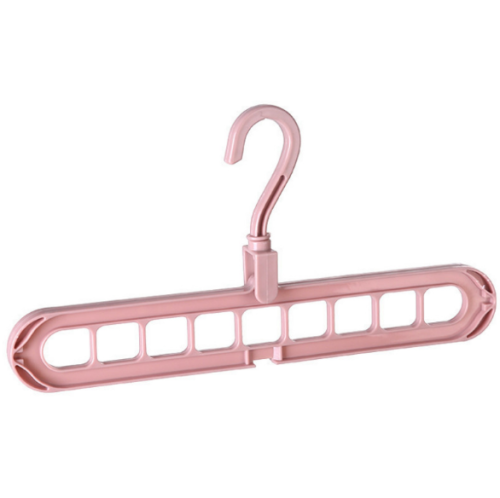 nine-hole hanger foldable clothes drying storage rack