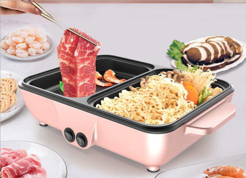 household barbecue frying roast all-in-one pot