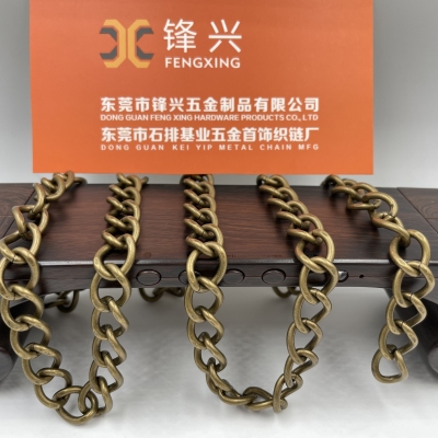 Factory Direct Sales Green Bronze Grinding Chain Support Customized Luggage Accessories