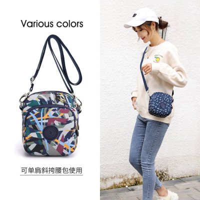 Crossbody Small Bag Women's Mini Shoulder Bag Middle-Aged and Elderly Mother Bag Canvas Personalized Mobile Phone Bag Coin Purse Small Cloth Bag