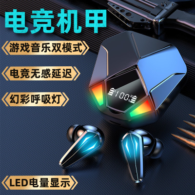 Private Model New X6 E-Sports Games Bluetooth Headset Chicken Eating Low Latency Dual-Mode Decoding Dedicated Game Headset