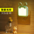 Small Night Lamp Gift Box-Shaped LED Light-Controlled Plug-in Intelligent Induction Bedroom Corridor Energy-Saving Lamp