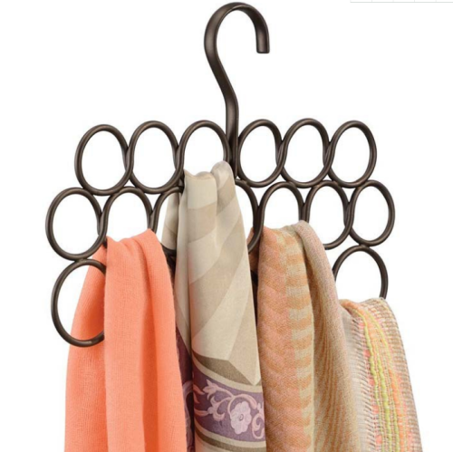 colorful nordic style 18 circles scarf bracket