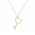 2021 Summer New Micro-Inlaid Diamond Key Pendant Necklace Niche Design Design Clavicle Chain All-Match Jewelry