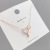Special-Interest Design Light Luxury High-Grade Simple Love Necklace 2021 New Style Collarbone Necklace European and American Ornament