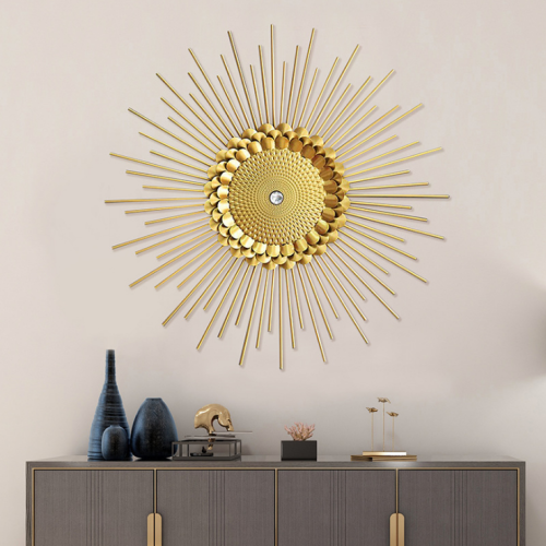 creative hallway round metal iron art wall decorations wall-mounted ornaments