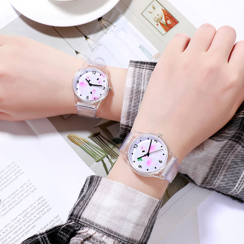 children‘s watch girls waterproof primary school students junior high school girls korean style simple cute cartoon girls‘ electronic quartz watch