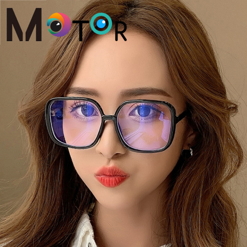 Retro Anti-Blue Ray Plain Glasses Internet Celebrity TR90 Fashion Myopia Glasses Frame Core Insert Glasses Frame for Bare Face