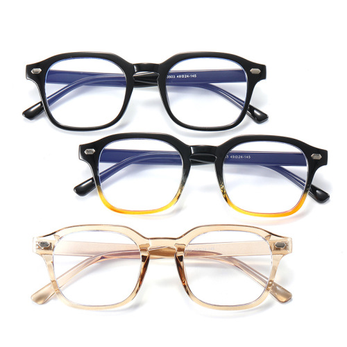 Anti-Blue Light Box Rice Nail Glasses Frame Cross-Border European and American Students Plain Glasses Female No Degree Glasses Frame 