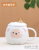 Creative Cute Little Sheep Mug with Cover Spoon Office Ceramic Water Cup Girl Heart Cartoon Student Water Cup