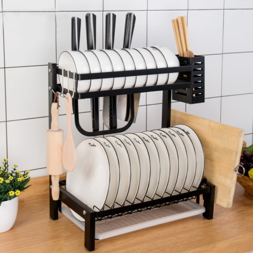 stainless steel multi-functional household double-layer drain bowl