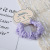 2 PCs Korean Sweet Cream Candy Color Girl Pleated Small Intestine Hair Ring Fabric High Elasticity Hair Friendly String