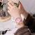 G-Dragon Same Style Little Daisy Girl Watch Green Mori Style Ins College Style Art Retro Hong Kong Style Student Party