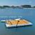 Large Double Inflatable Overwater Floating Mat Recliner Multi-Person Floating Bed Floating Island Sea Leisure Floating