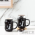Creative Cat Ceramic Water Cup Cute Girl Heart Couple Mug Home Office Coffee Cup Vacuum Cup