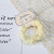 2 PCs Korean Sweet Cream Candy Color Girl Pleated Small Intestine Hair Ring Fabric High Elasticity Hair Friendly String