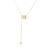Korean Dongdaemun New Small Waist Long Tassel Pendant Necklace Female Online Influencer Live Broadcast Same Style Temperament Clavicle Chain