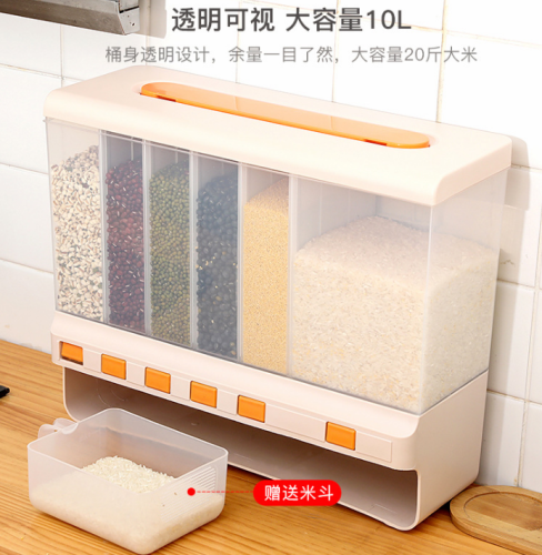 plastic portable seal rice bucket