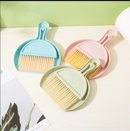 mini desktop broom small size with dustpan small broom