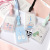 Korean Style Fresh Lanyard Card Cover Student Halter Bus Card Cover PVC Transparent and Creative Clamshell Campus Card Holder