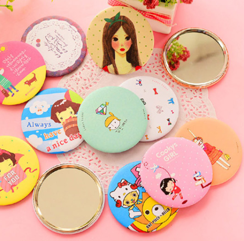 mini cute cartoon small mirror