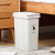 X51-8619 New Office Bathroom Square Creative Trash Can Wastebasket Plastic Trash Can Household