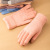 Knitted Knitting Wool Gloves Women's Winter Students Fleece-Lined Thickened Cycling and Driving Warm-Keeping and Cold-Proof Finger Half Finger Writing