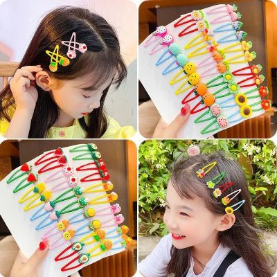 Korean Children's Hair Clips Hair Accessories Side Clip Bb Clip Bb Clip Princess Does Not Hurt Hair Fringe Hairpin Hairpin Broken Hair Headdress