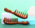 Factory Direct Sales Natural Log Genuine Rosewood Head Massage Comb High Density Wide Tooth Massage Comb