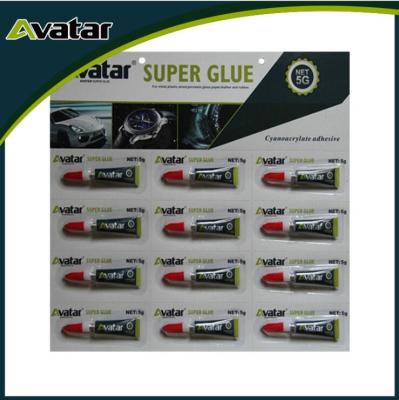 AVATAR Hight Quality Strong Super Glue 12pcs Aluminum Tube 3g