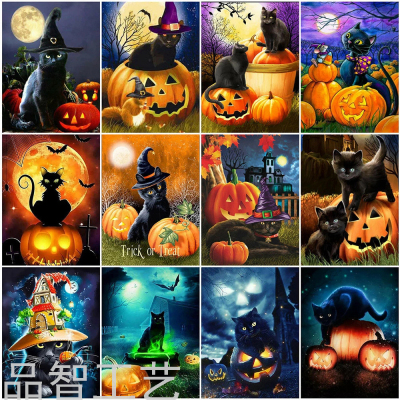 5D Full Drill diamond painting Halloween Round/Square