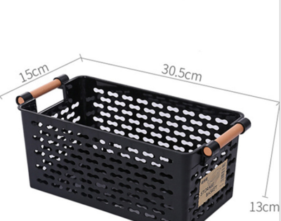 Rectangular Plastic Storage Basket