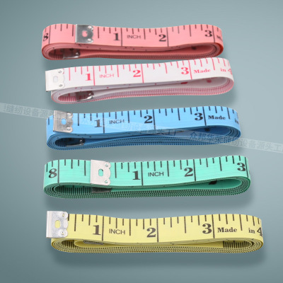 Plastic Tape Measure-Inch Tape Measure Tape Measure Measuring Tape Tailor Three-Circumference Ruler Clothing Auxiliary Clothing Accessories Small Wholesale