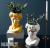 Nordic Instagram Style Living Room Creative Ceramic Flower Pot Succulent Head Vase Decorative Ornament Flower Arrangement Dried Flower Art