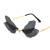New European and American Sunglasses Fashion Dragonfly Wings Frameless Sunglasses Sunglasses Party Sunglasses