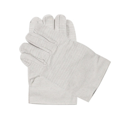 Factory Direct Canvas Gloves Labor Protection Gloves Welding Protection Factory Double Layer 24 Wire 6 Wire Safe and Non-Slipping Gloves