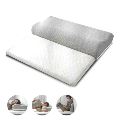 Amazon Export Memory Foam Two-Fold Adjustment High-Low Massage Pillow Reliable Pillow Wedge Pillow Core Wholesale