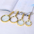 Fashion New Gold-Plated Flower Straight Handle Magnifying Glass Personality Handheld Elderly Reading Glasses Gift Flower Handle Magnifying Glass