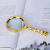 Fashion New Gold-Plated Flower Straight Handle Magnifying Glass Personality Handheld Elderly Reading Glasses Gift Flower Handle Magnifying Glass