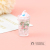 Creative Cute Fruit Ice Cream Liquid Keychain Summer Oil Series Key Chain Car Package Pendant Gift