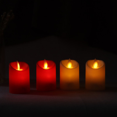 Oblique Swing Electronic LED Luminous Electronic Candle Decorative Crafts Ornaments