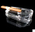 Cigar Slot Crystal Ashtray Customized Creative Hotel Conference KTV Box Ashtray Gift Logo Customized