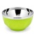 Korean-Style Stainless Steel Colorful Apple Bowl Double-Layer round Bowl Heat Insulation Creative Bowl Non-Slip Drop-Resistant Children's Bowl Lily Bowl