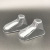 8.5 * 4cm Transparent PVC Blister Plastic Foot Mould Baby Shoes Bootee Baby Shoes Lining Shoe Mould Socks Mold