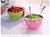 Korean Style Stainless Steel Instant Noodle Bowl Color Double Layer Heat Insulation Seal Freshness Bowl With Lid Fast Food Cup Gift Gift