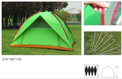 One-Piece Double Layer 3-4 People Wear Tent Beach Tent Camping Tent