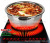 Stainless Steel Cuisine Basin 2.0 Non-Magnetic Reverse Edge Seasoning Jar External Sanding Cuisine Basin Baking Egg Pots