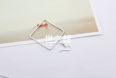 Temperament Popular Simple Geometric Pendant Square Earrings Wholesale All-Match Earrings Ornament Temperament Style