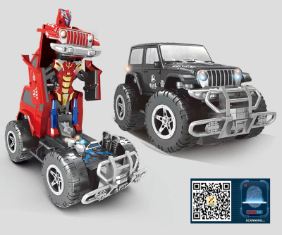 Electric off-Road Vehicle Deformation Robot Transformer Toy One-Click Deformation Car Electric Toy Toy Car
